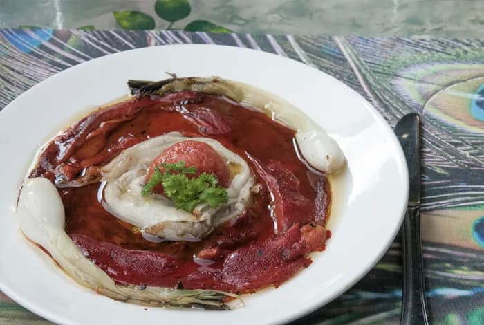 Plat del menú tradicional de Masia Can Ferran